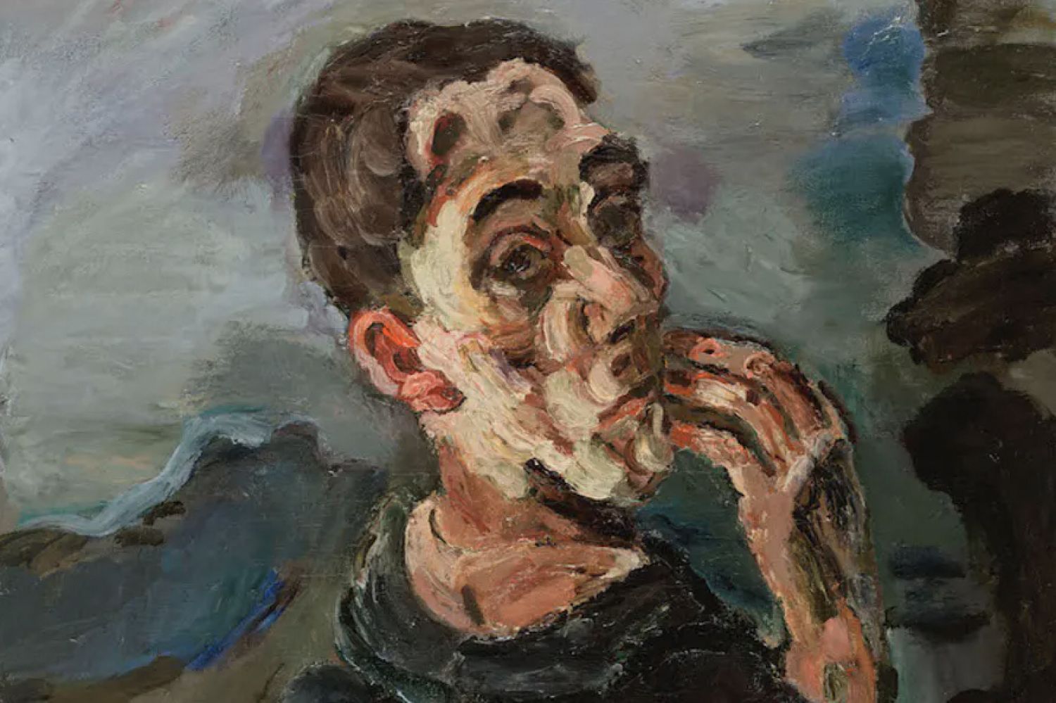 Oskar Kokoschka, «Self portrait», 1918