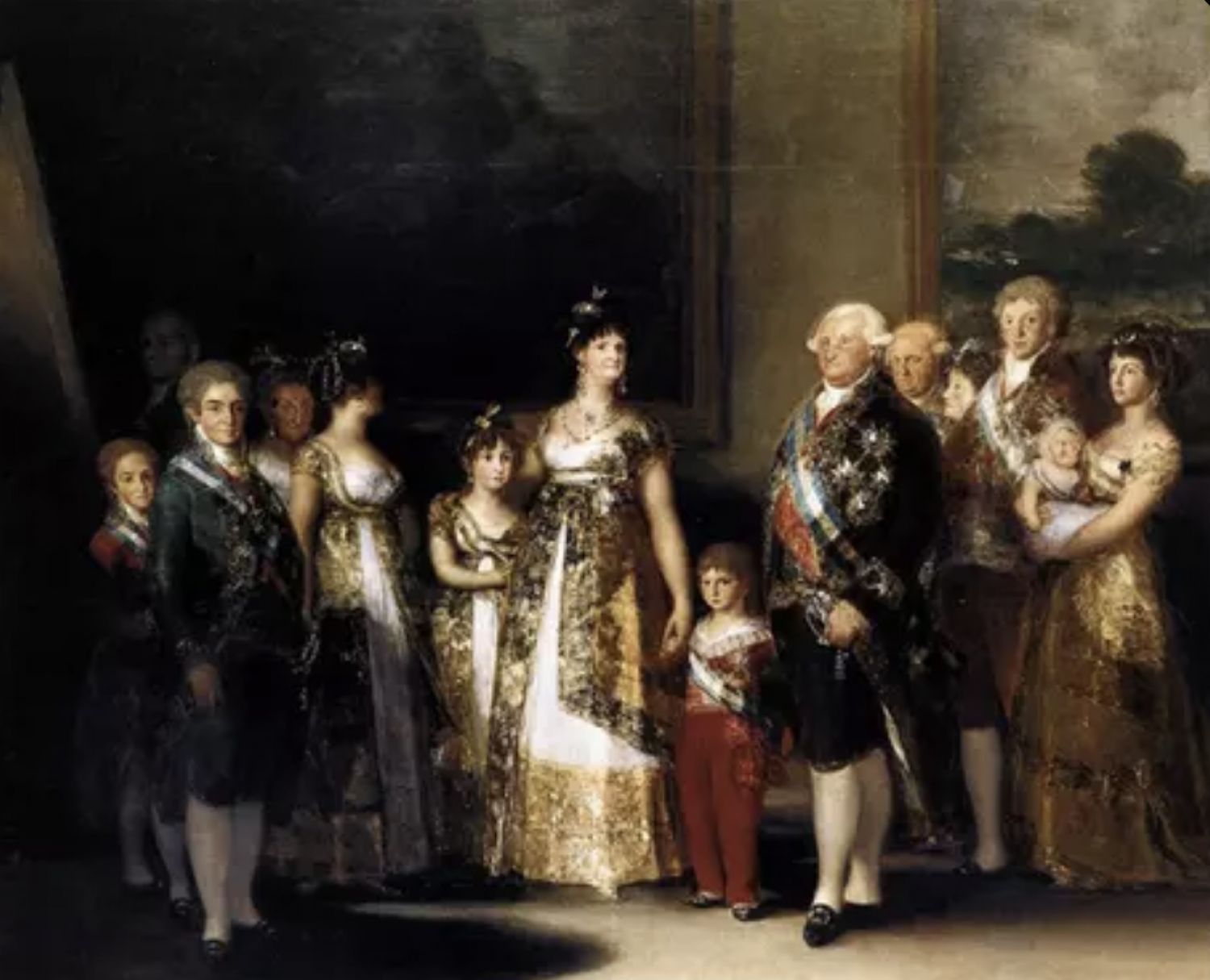 Goya, «Carlo IV e la sua famiglia», 1800, Prado, Madrid