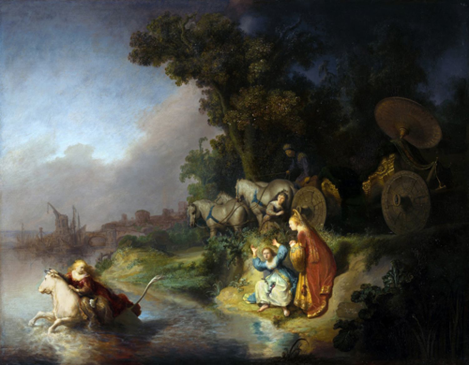 Rembrandt, «O Rapto de Europa», 1632