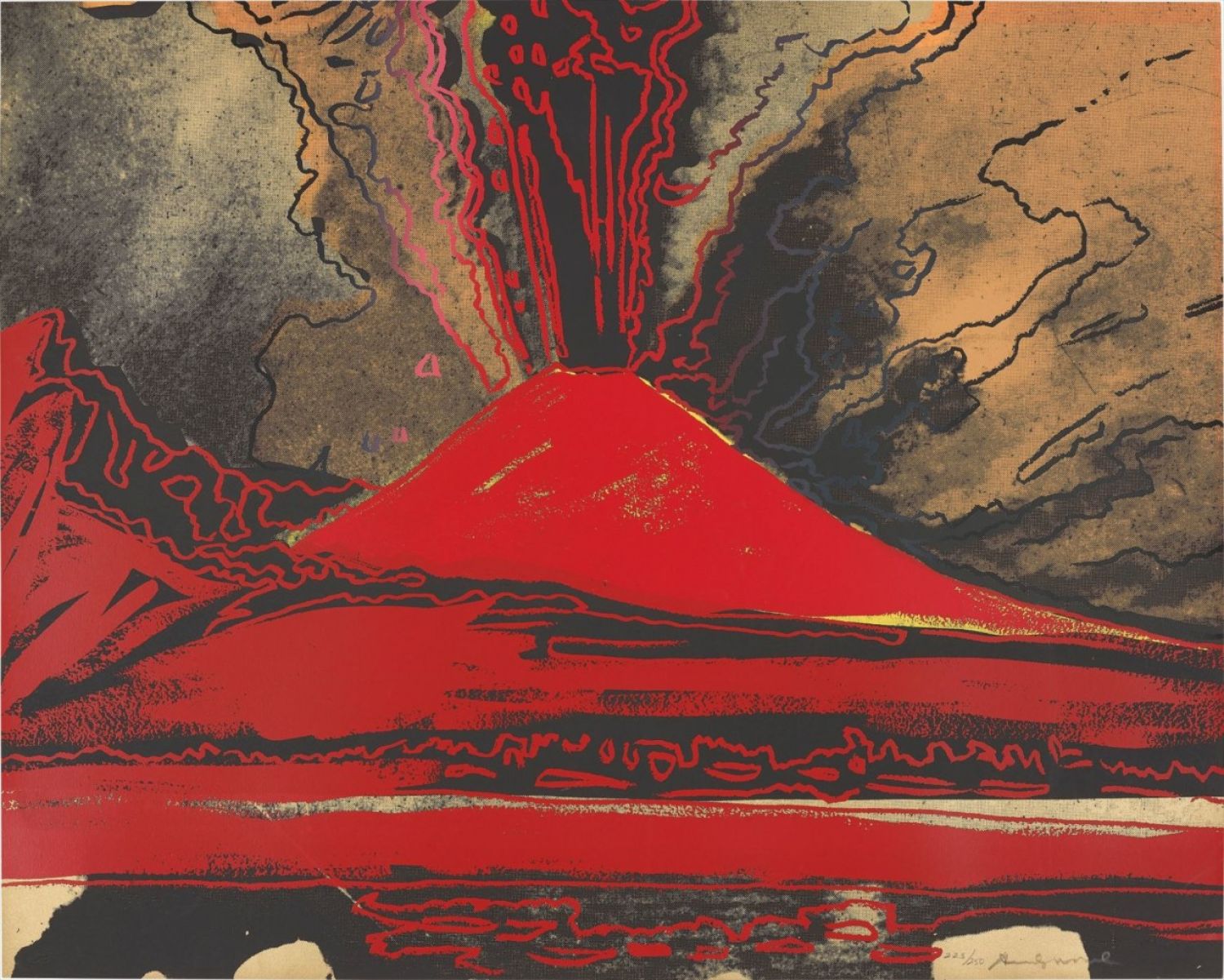 Andy Warhol, «Vesuvius», 1985