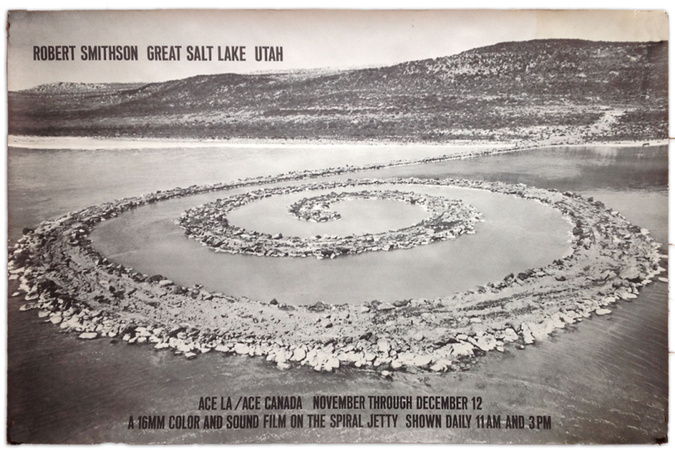Analogical materialism.  Spiral Jetty