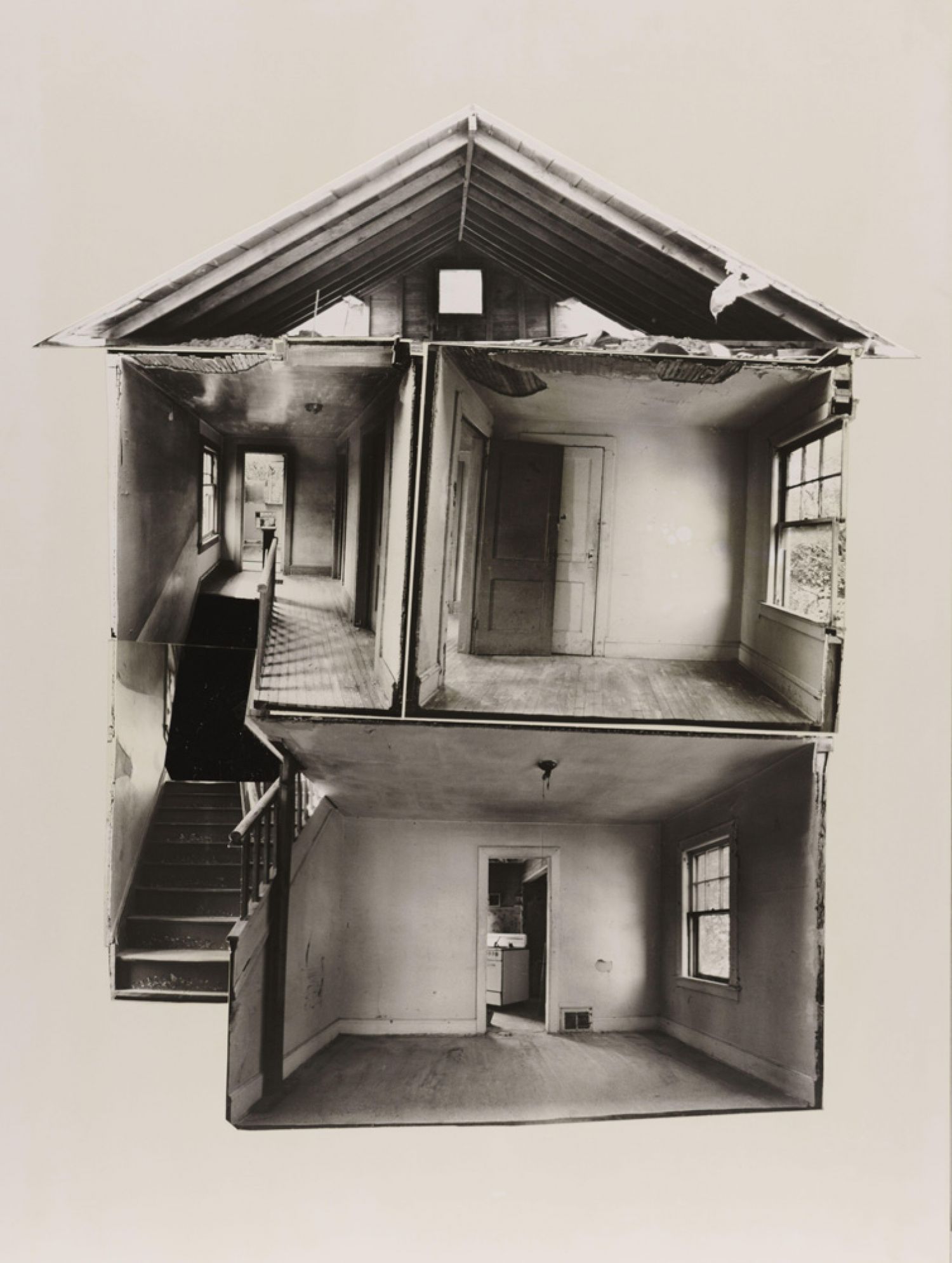 Gordon Matta-Clark, «Splitting», 1974