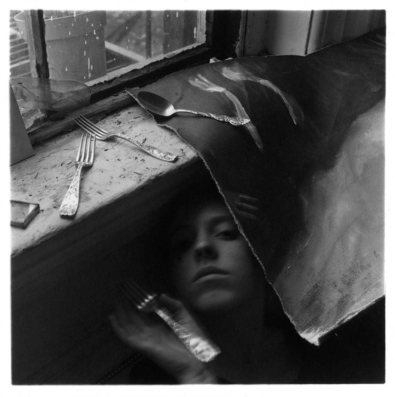 Francesca Woodman, «It must be time for lunch now», 1976