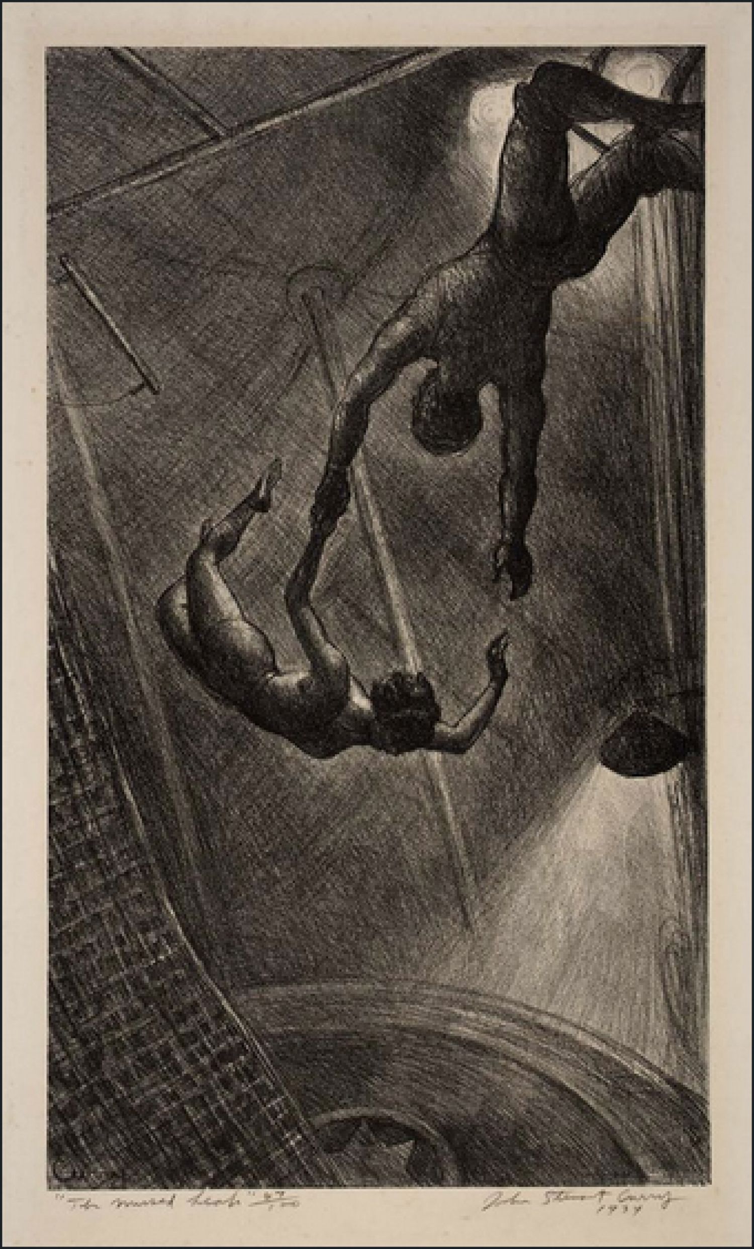 John Steuart Curry, «The Missed Leap», 1934