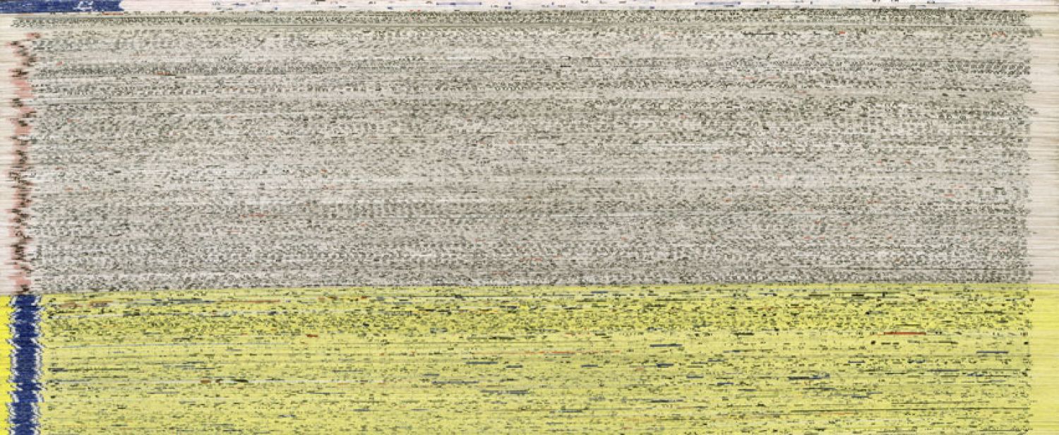 José Luís Neto, da série «Liga-me», 2004. C-print 66 x 160 cm