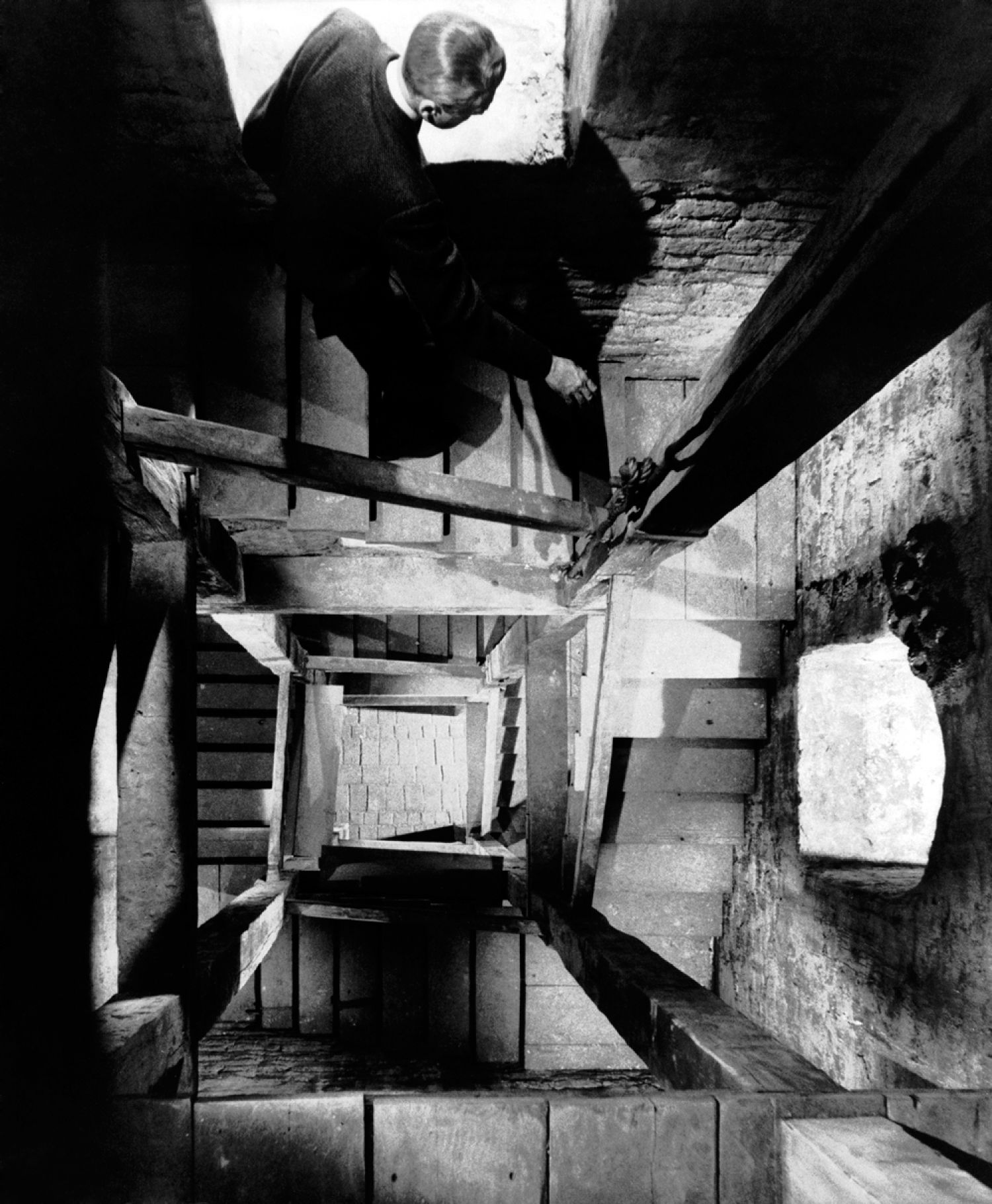 Still from «Vertigo» (Bell Tower Stairway), 1958