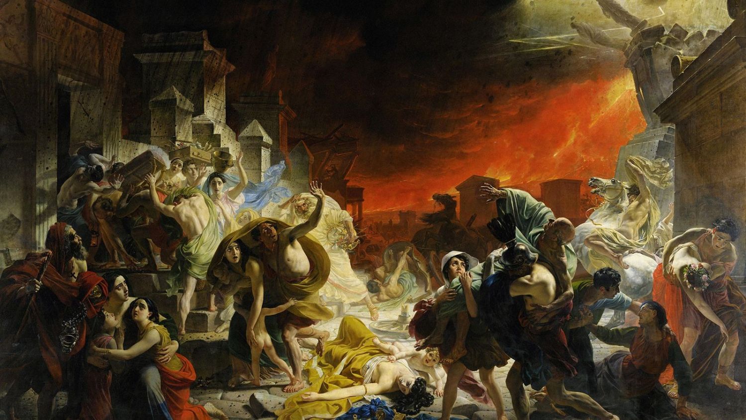 Karl Pavlovich Bryullov, «O Último Dia de Pompeia», 1830-1833