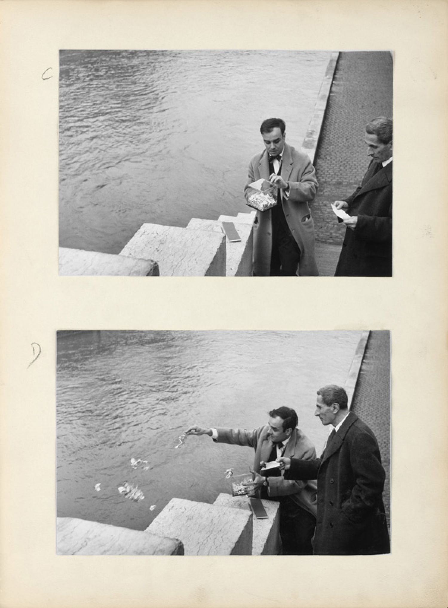 Yves Klein, «Cession d’une Zone de sensibilité picturale immatérielle à Dino Buzzati, à Paris, 26 janvier 1962»