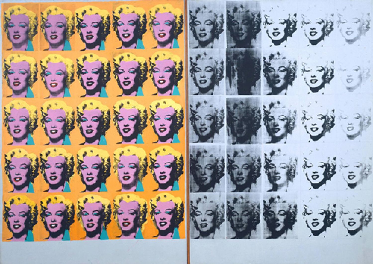 Andy Warhol, «Marilyn Diptych», 1962