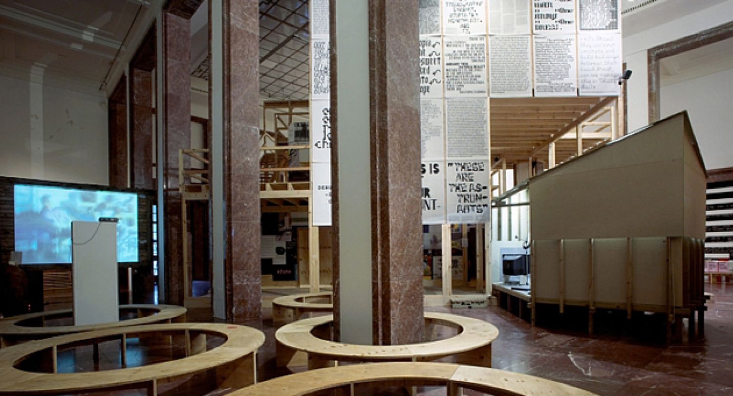 «Utopia Station», curators: Molly Nesbit, Hans-Ulrich Obrist, Rirkrit Tiravanija. 50th Venice Biennial, 2003