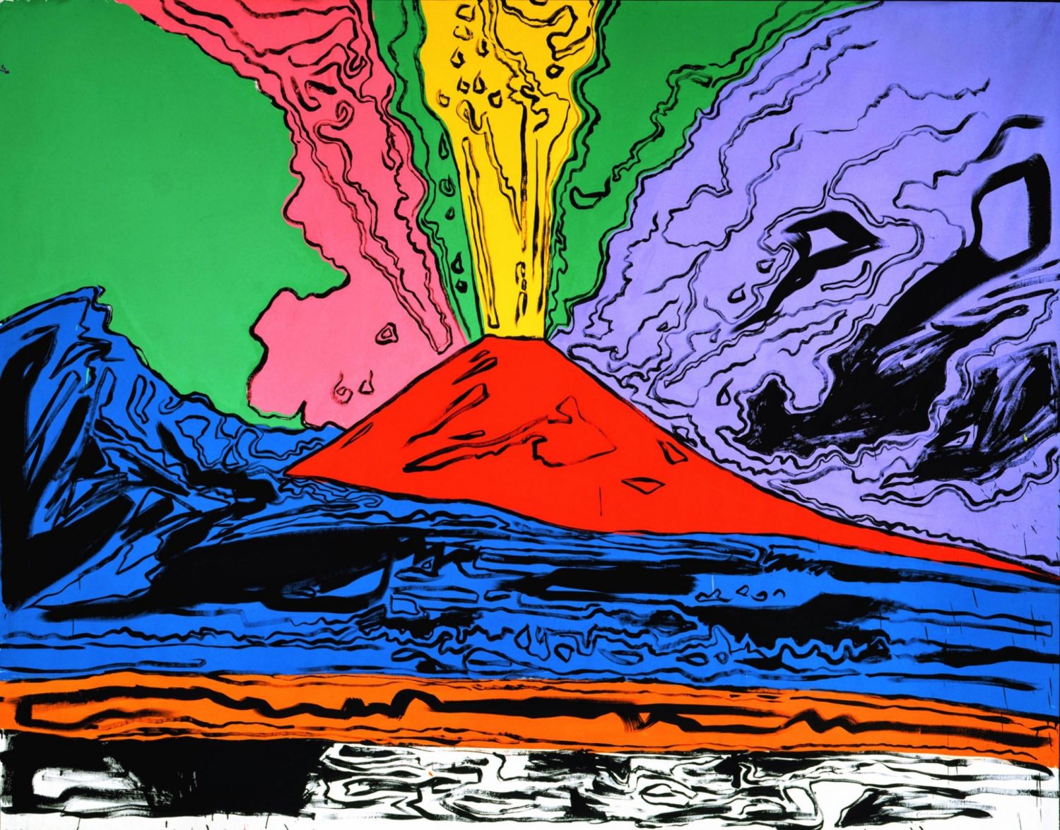 Andy Warhol, «Vesuvius», 1985_1