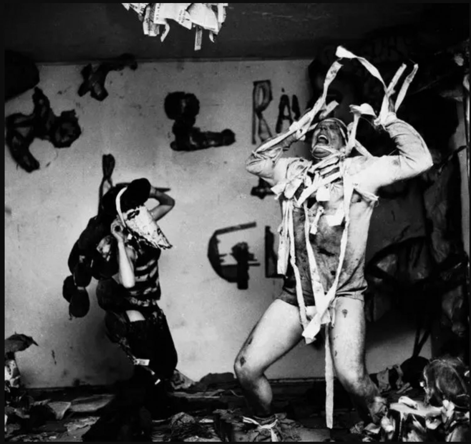 Claes Oldenburg and Stan Vanderbeek, Performance MoMA, 1960